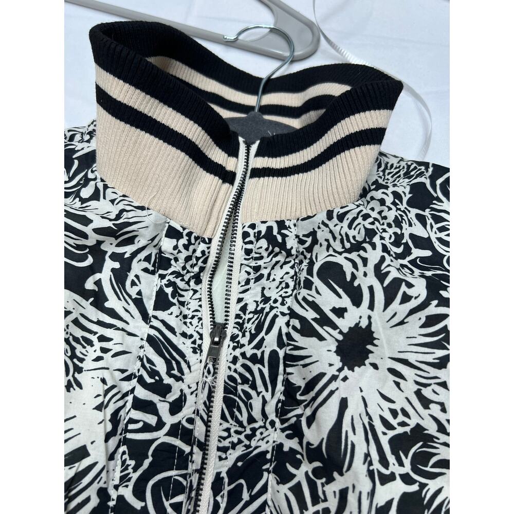 Entro Floral Puff Sleeve Dress Large Pockets Boutique Mini NWOT - Picture 7 of 10